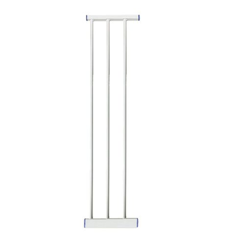 Extensión Puerta Seguridad Bebe Niños Metalica Escalera 20 Cm Blanco